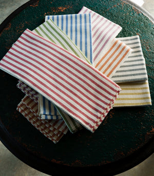 Striped Italian Cotton & Linen Blend Dish Towel