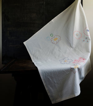 K Studio Embroidered Cotton Towel
