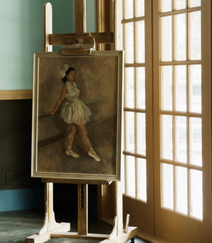 Vintage Ballerina Painting