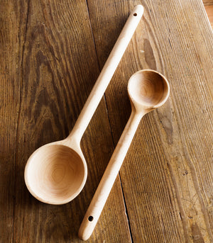 Hand-Turned Prairie-Style Spoons (Set of 2)