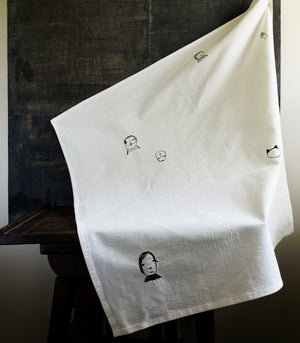 K Studio Embroidered Cotton Towel