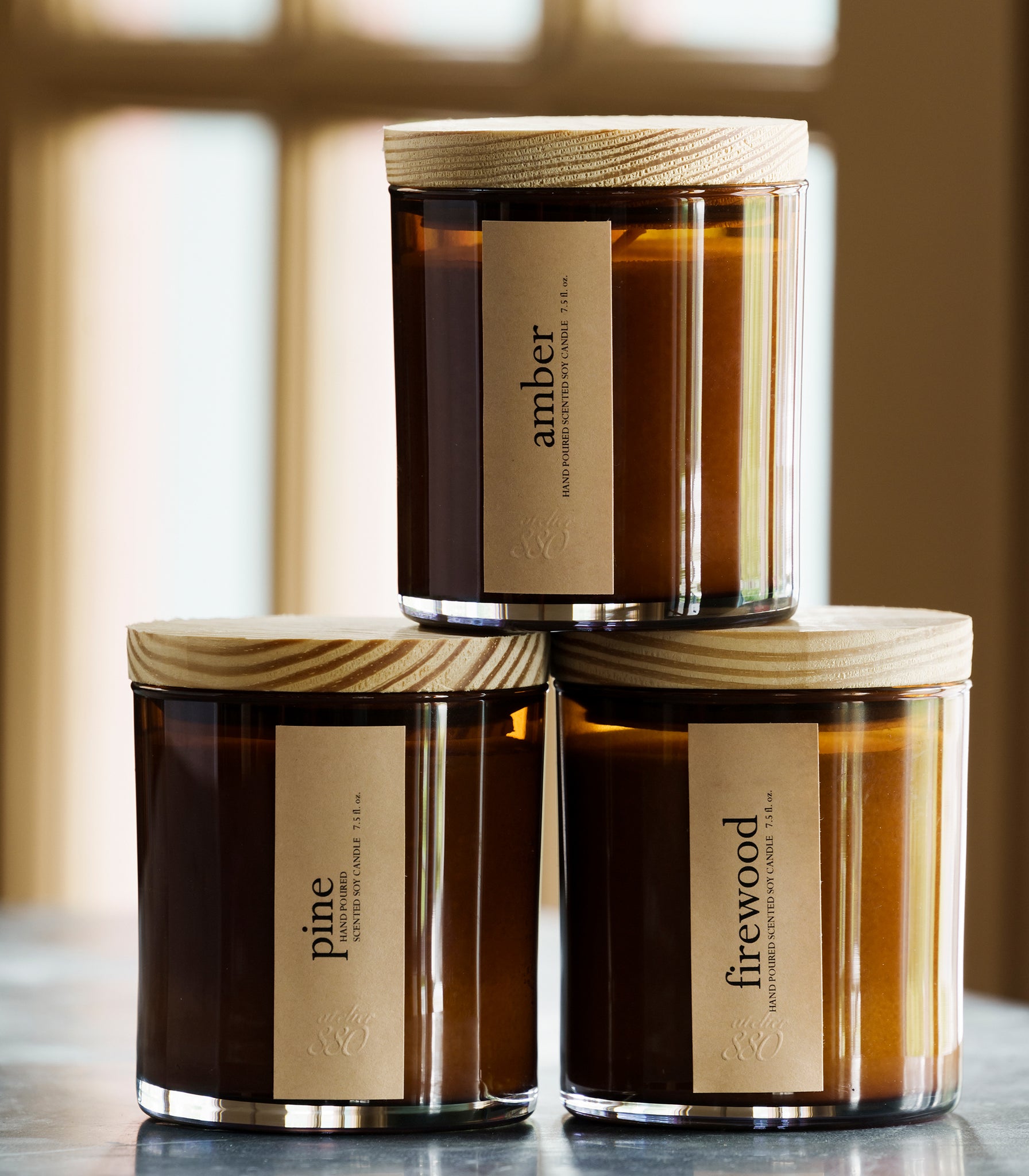 Amber Collection Luxury Soy Candles